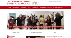Desktop Screenshot of danzaterapia-esprel.it