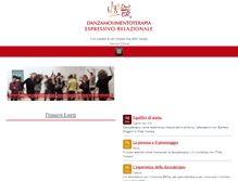 Tablet Screenshot of danzaterapia-esprel.it